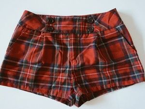 Plaid shorts
